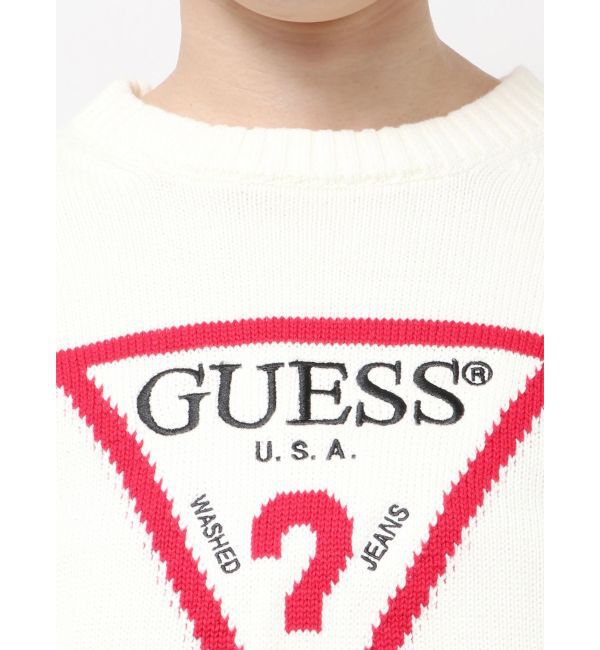 GYDA「GUESS GJ LS CN BIG TRIANGLE SWTR」|ニット・セーター|