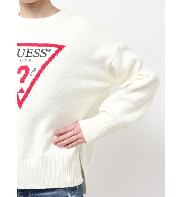 GYDA「GUESS GJ LS CN BIG TRIANGLE SWTR」|ニット・セーター|
