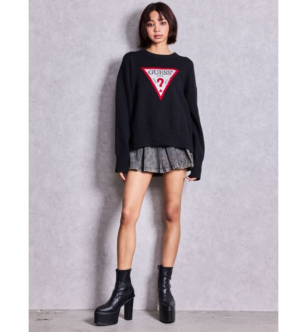 GYDA「GUESS GJ LS CN BIG TRIANGLE SWTR」|ニット・セーター|