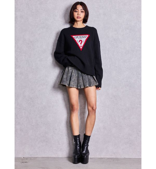 GYDA「GUESS GJ LS CN BIG TRIANGLE SWTR」|ニット・セーター|