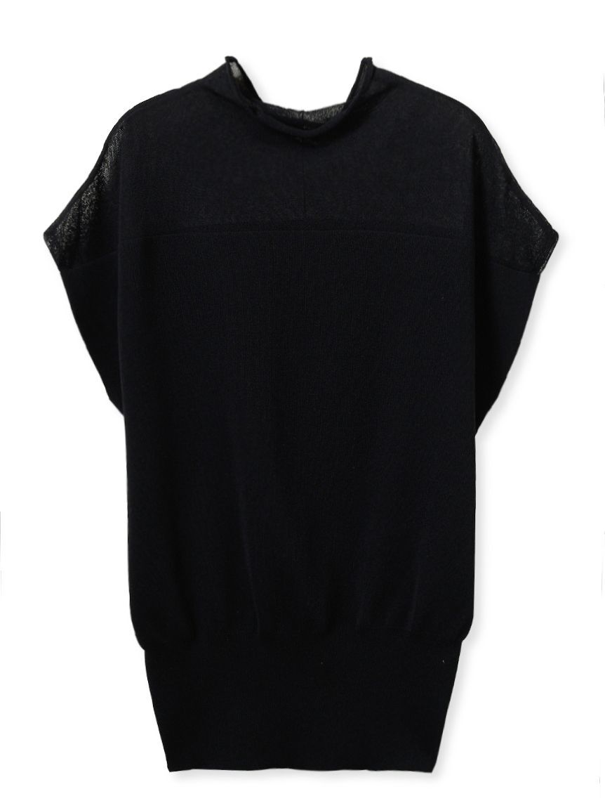 Mila Owen「ハイネックブラウジングシアーニット」|Tシャツ・カットソー|