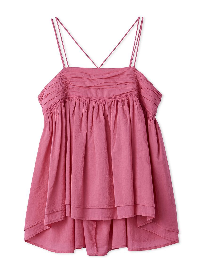 emmi atelier「コットンギャザーキャミブラウス【アンサンブル対応】」|シャツ・ブラウス|