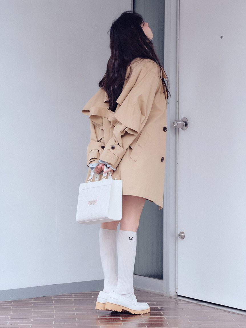 FURFUR「【WEB限定カラー】フリルカーディガン」|カーディガン|