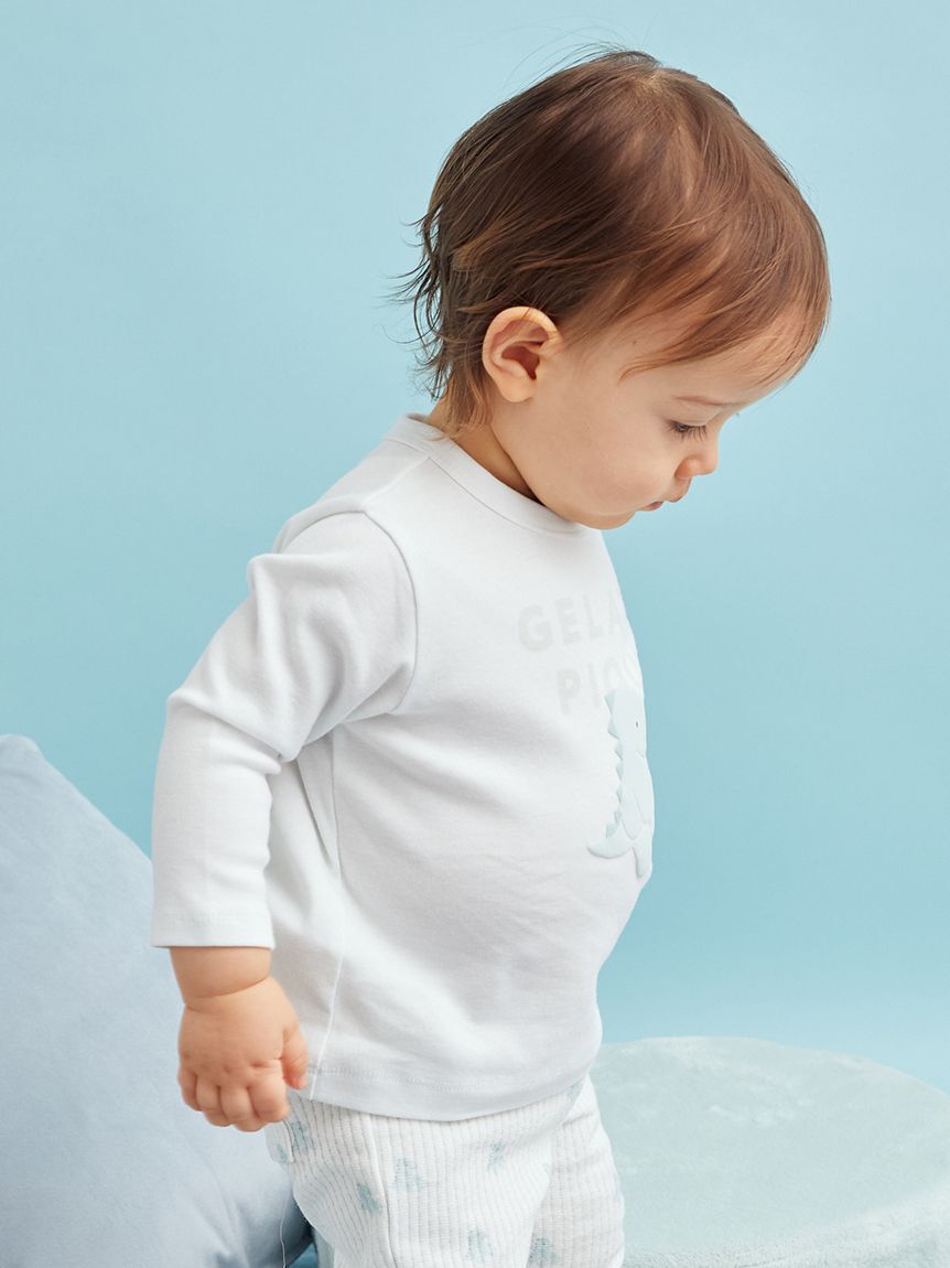 GELATO PIQUE KIDS & BABY「【BABY】ぬいぐるみワンポイントロンT」|その他ベビーウェア|