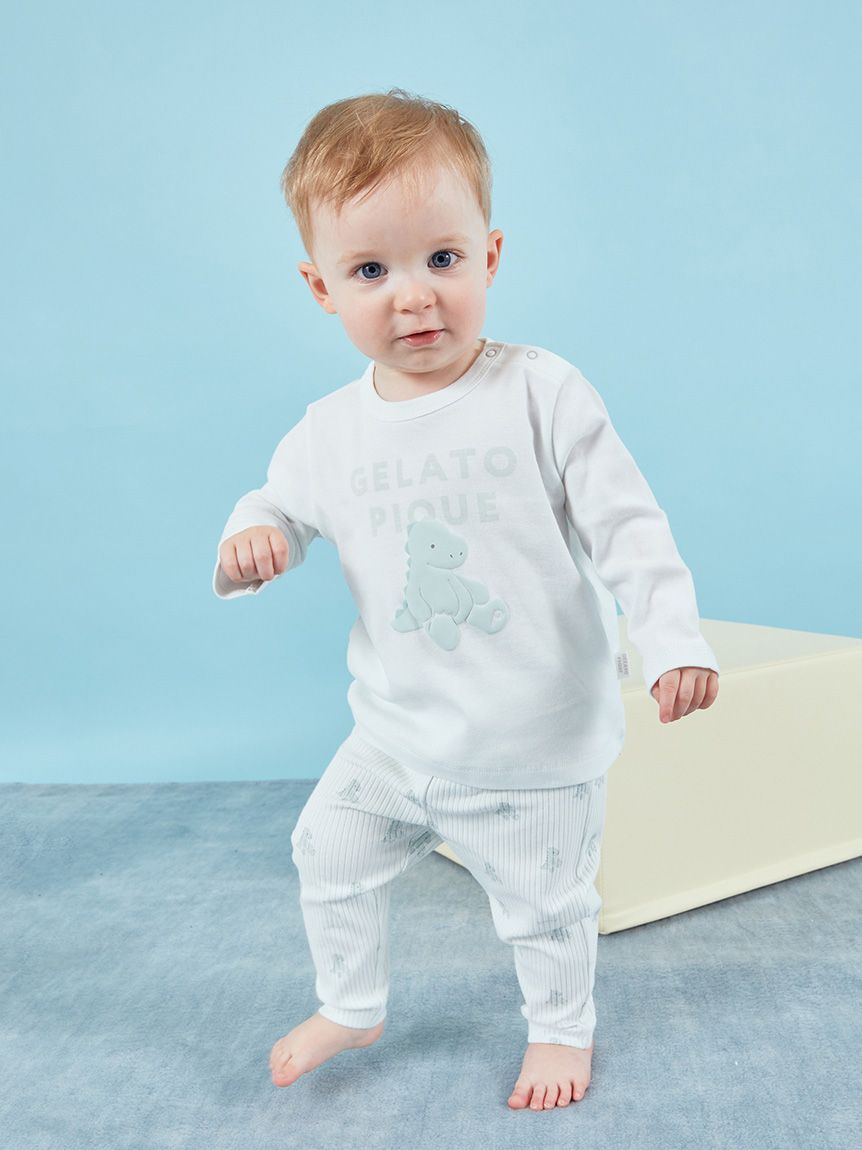 GELATO PIQUE KIDS & BABY「【BABY】ぬいぐるみワンポイントロンT」|その他ベビーウェア|