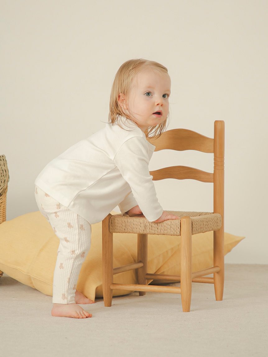 GELATO PIQUE KIDS & BABY「【BABY】ぬいぐるみワンポイントロンT」|その他ベビーウェア|