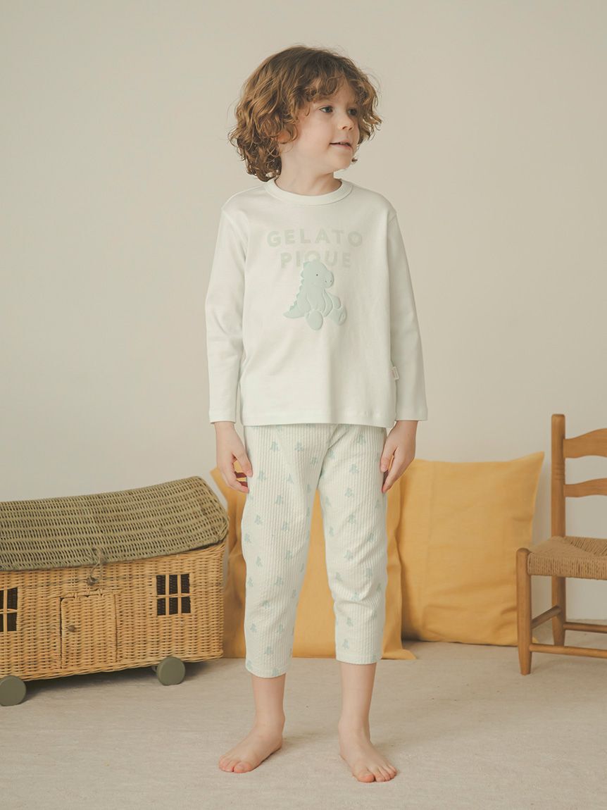 GELATO PIQUE KIDS & BABY「【KIDS】ぬいぐるみワンポイントロンT」|ルームウェア|