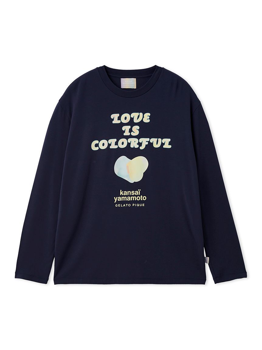 GELATO PIQUE HOMME「【kansai yamamoto】【メンズ】ワンポイントレーヨンロゴロンT」|ルームウェア|NVY