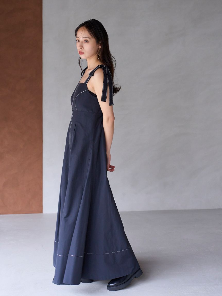 SNIDEL「タックキャミワンピース」|ワンピース|