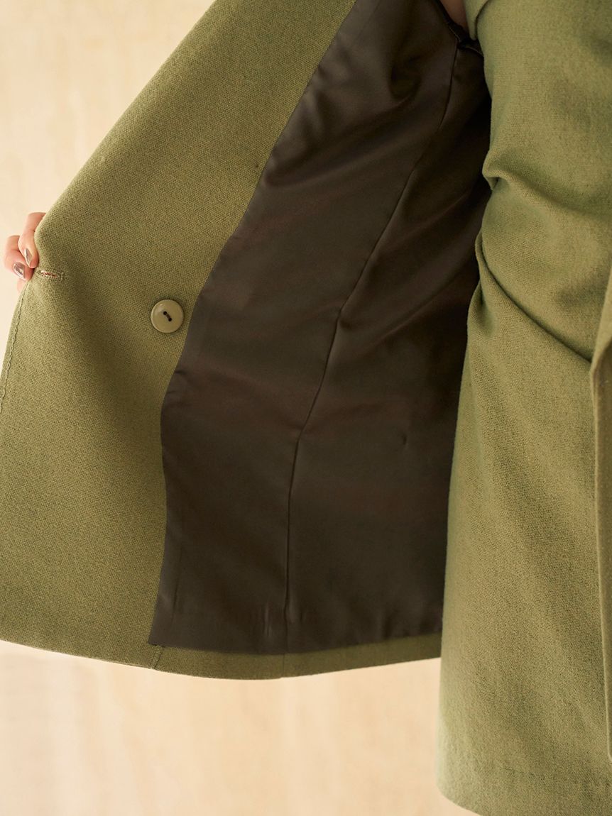 SNIDEL「オーバーサイズウールジャケット」|テーラードジャケット|