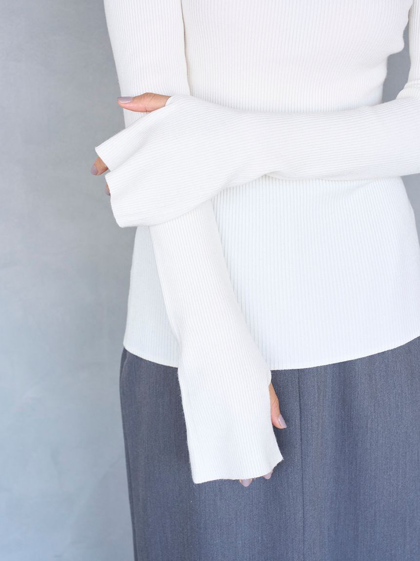 SNIDEL「2wayハイネックプルオーバー」|ニット・セーター|