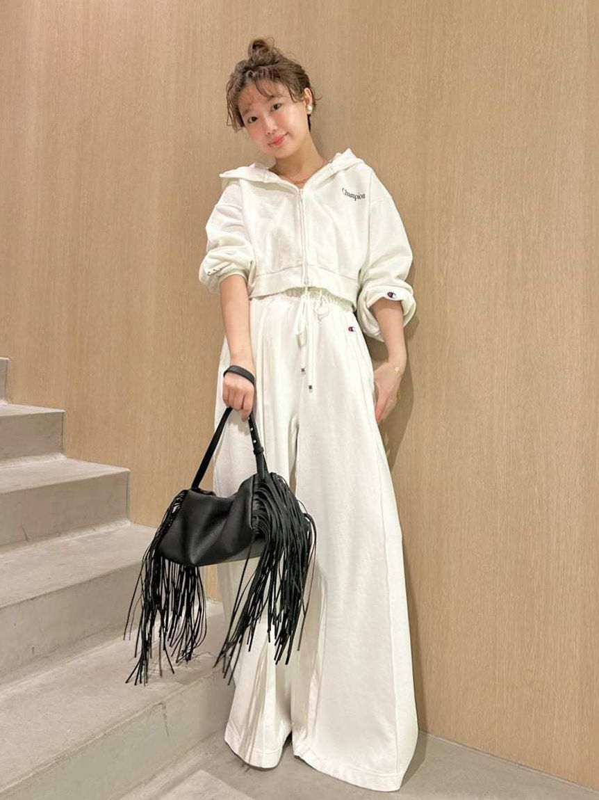 FRAY I.D「【FRAY I.D｜Champion】リバースウィーブショートフーディ」|スウェット・ジャージ|