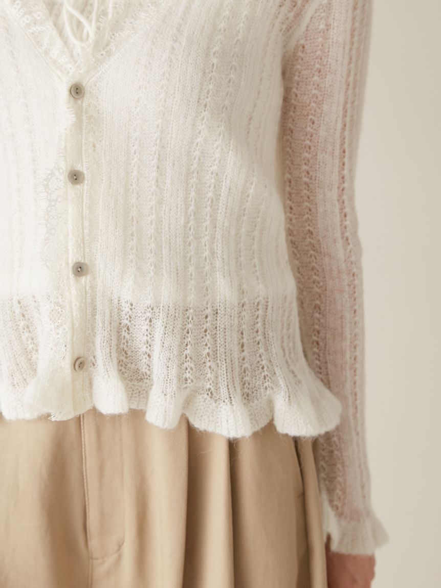 LILY BROWN「レーストリムニットアンサンブル」|その他|