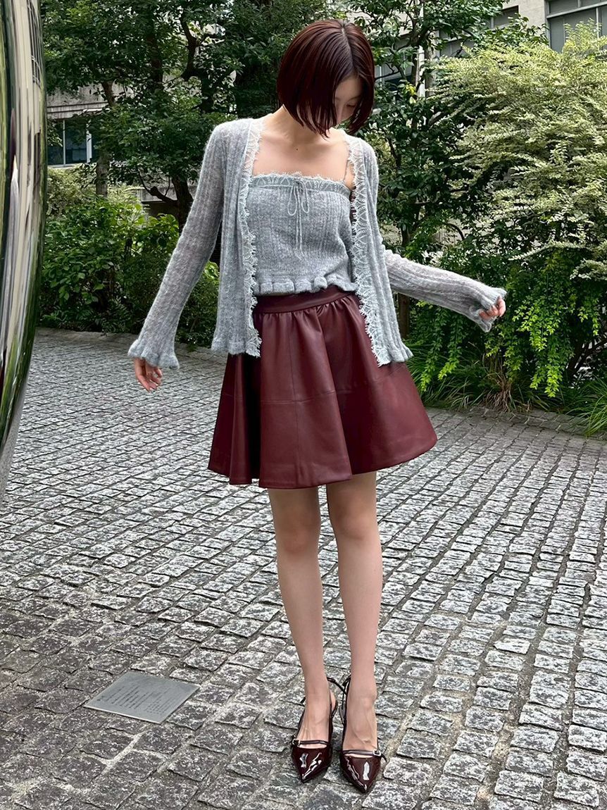 LILY BROWN「レーストリムニットアンサンブル」|その他|