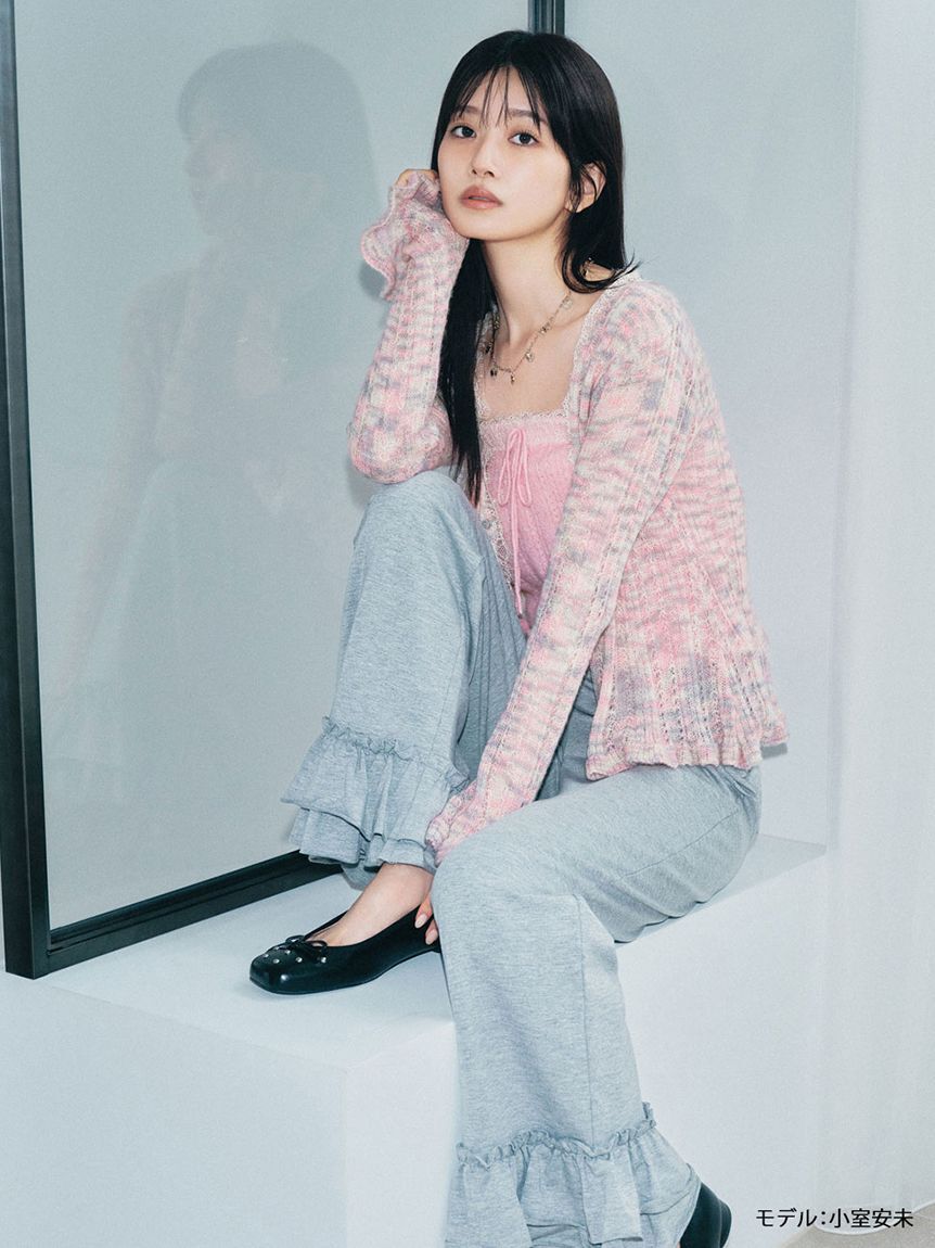 LILY BROWN「レーストリムニットアンサンブル」|その他|