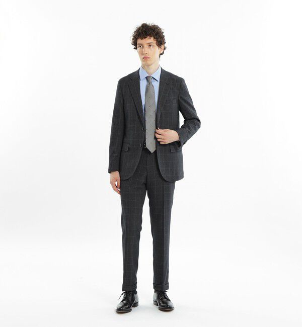 MACKINTOSH PHILOSOPHY「トロッター トラウザーズ#051 ストレッチドビー/ペーン」|スラックス|