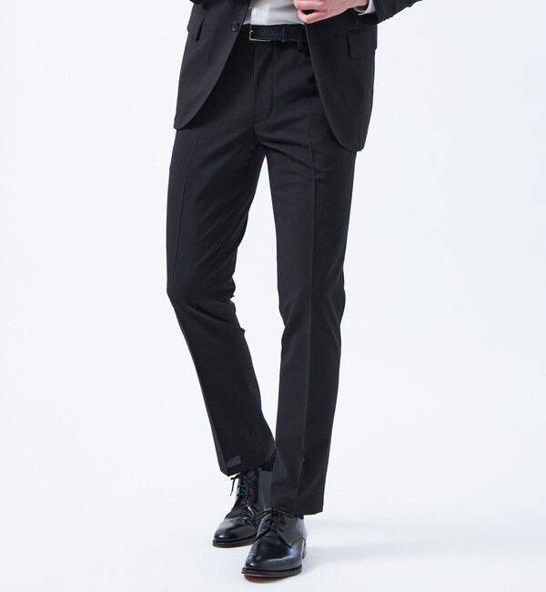 MACKINTOSH PHILOSOPHY「【WEB&一部店舗】強撚トロピカル トラウザーズ」|スラックス|ブラック