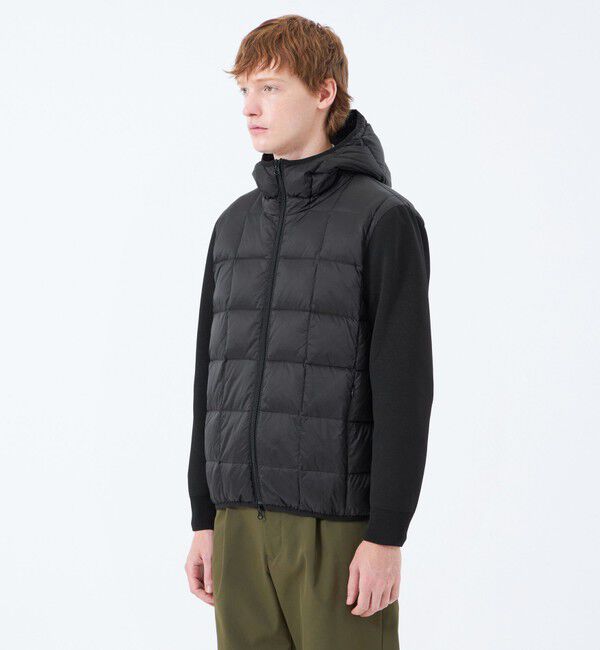 MACKINTOSH PHILOSOPHY「スクエアキルト＆ニット コンビパーカー with TAION」|ブルゾン・スタジャン|