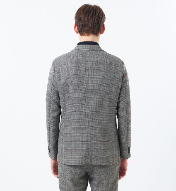 MACKINTOSH PHILOSOPHY「テーラードジャージージャケット グレンチェックカラミ」|テーラードジャケット|