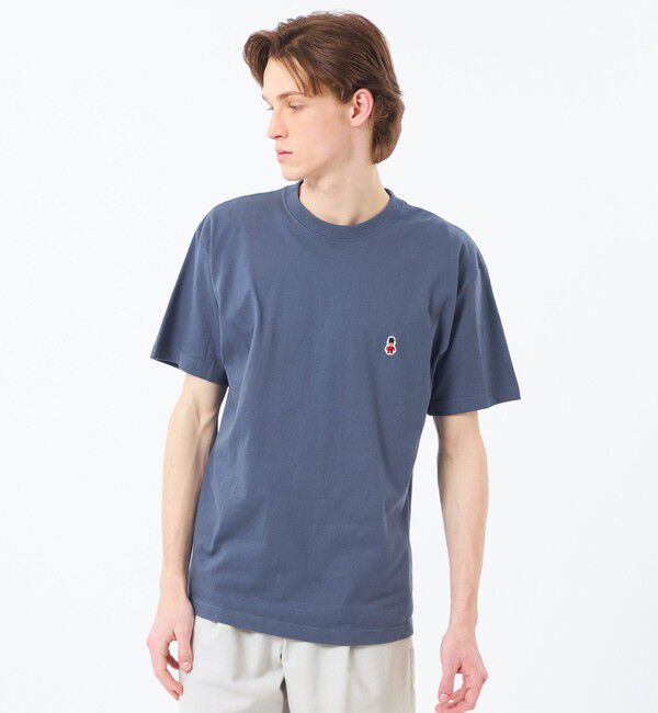 MACKINTOSH PHILOSOPHY「【WEB&一部店舗限定】バッキンガムベア 5.6oz クルーネックワンポイントTシャツ」|Tシャツ・カットソー|ブルー