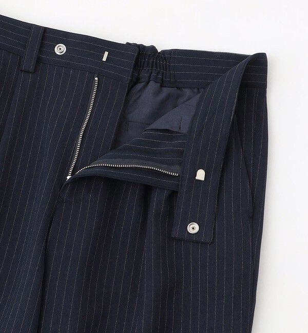  「ストライプ2タックバギースラックス」|スラックス|