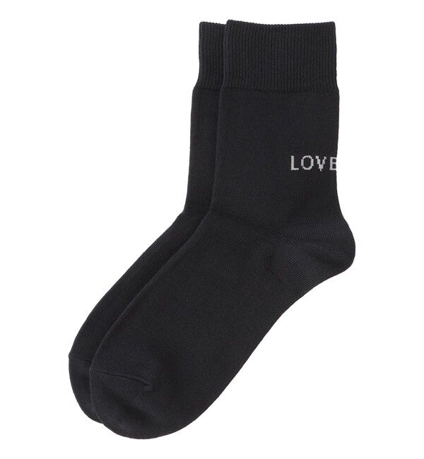 「25AW EXCLUSIVE!!【Tabio/タビオ】「LOVELESS」ロゴソックス メンズ」|ソックス|