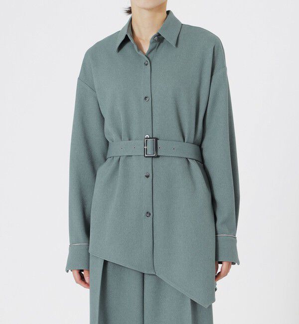  「【ドラマ着用商品】アシンメトリーシャツアウター」|シャツ・ブラウス|