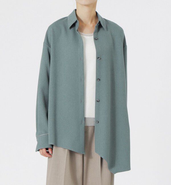  「【ドラマ着用商品】アシンメトリーシャツアウター」|シャツ・ブラウス|