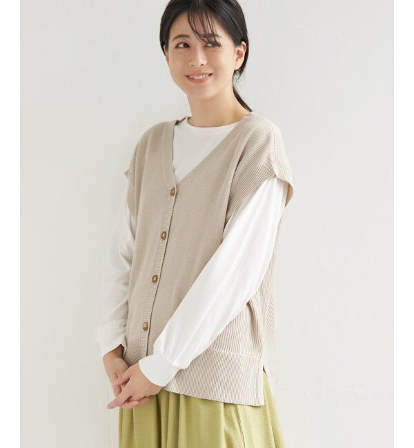 ikka「【2点セット】3WAYニットベストアンサンブル」|ニット・セーター|