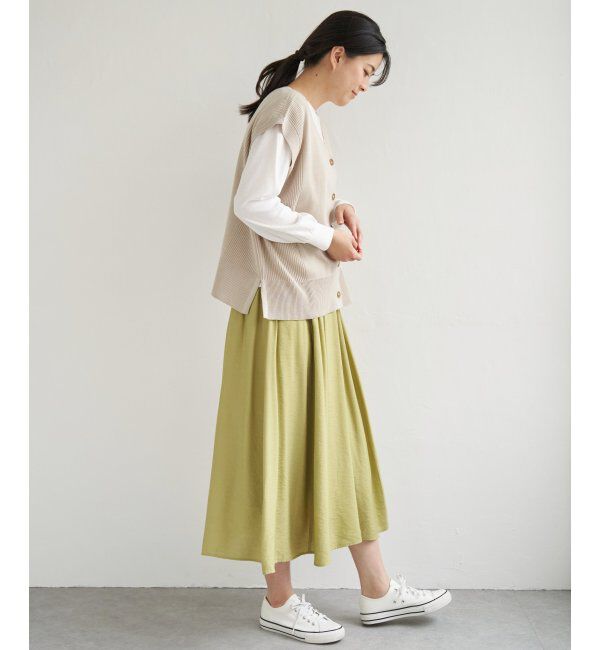 ikka「【2点セット】3WAYニットベストアンサンブル」|ニット・セーター|