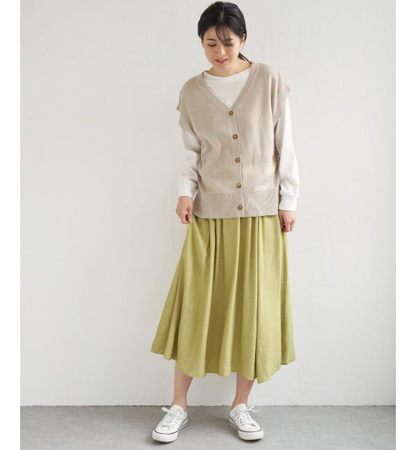 ikka「【2点セット】3WAYニットベストアンサンブル」|ニット・セーター|