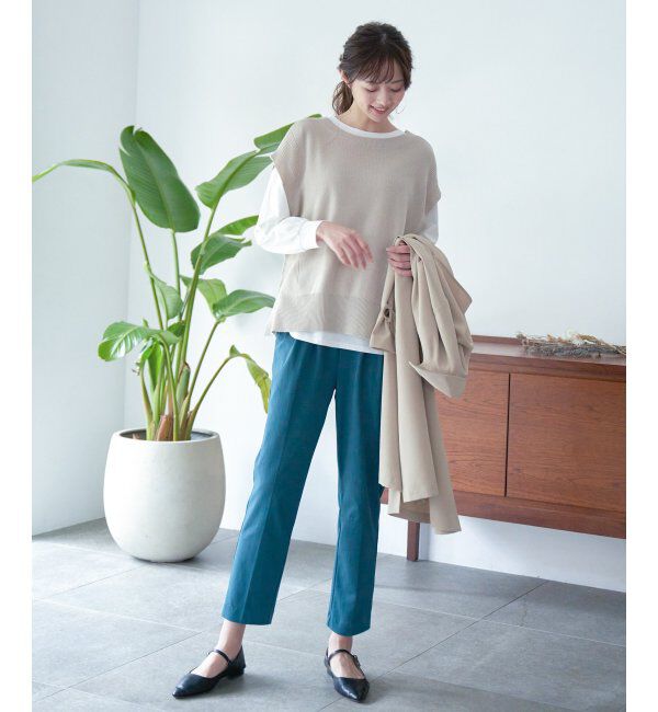 ikka「【2点セット】3WAYニットベストアンサンブル」|ニット・セーター|