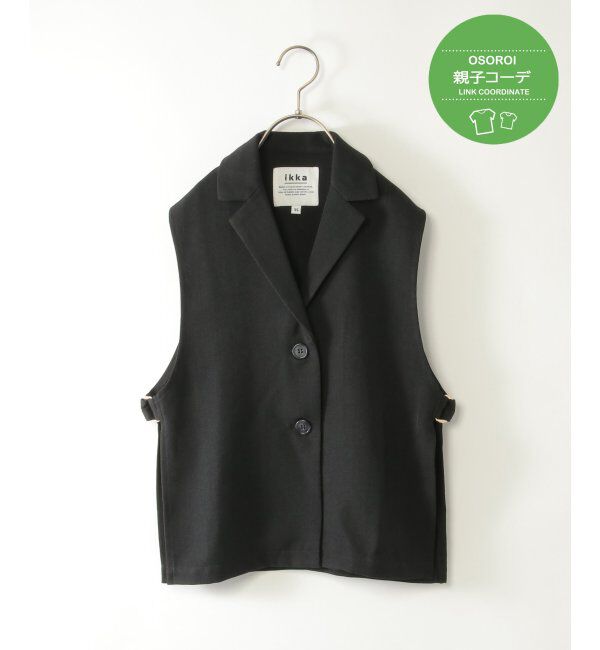 ikka kids「サイドベルトテーラージレ」|その他|ブラック