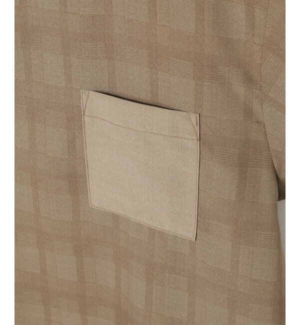 ikka「【セットアップ対応】イージーケアリネンライクシャツＴ」|シャツ・ブラウス|