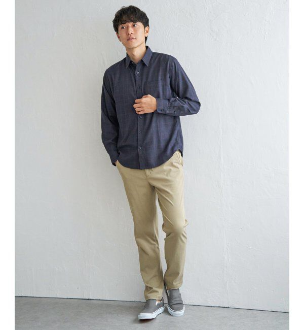 ikka「イージーケアフランネルチェックシャツ」|シャツ・ブラウス|