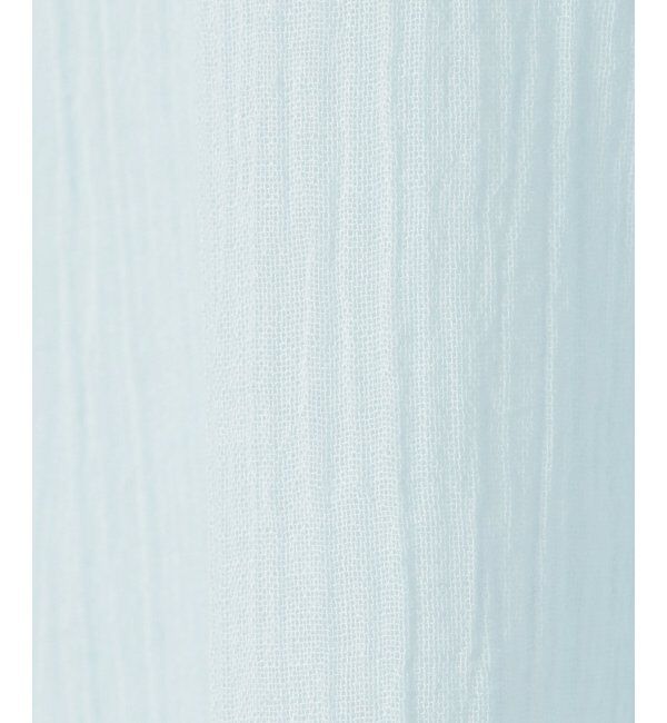 ikka「コットン楊柳バンドカラーシャツ」|シャツ・ブラウス|