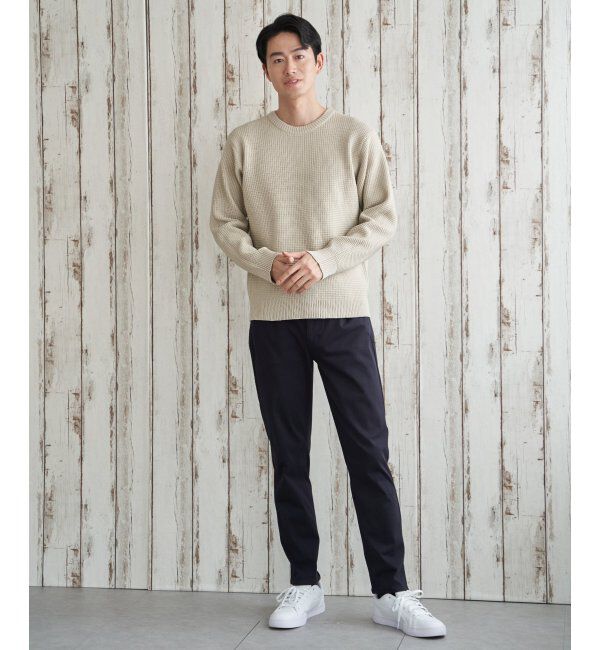 ikka「【2点セット】GOKU楽ニットクルーインナーセット」|プルオーバー|