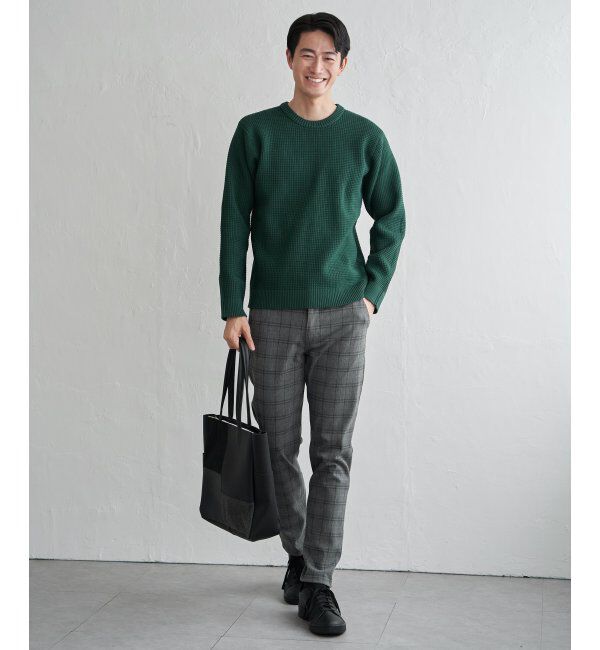 ikka「【2点セット】GOKU楽ニットクルーインナーセット」|プルオーバー|