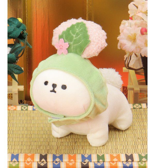 Lbc with Life「PLUFFY かぶりもの 桜もち」|クッション・クッションカバー|