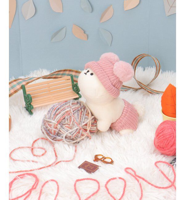 Lbc with Life「PLUFFY かぶりもの ニット帽パンツ」|クッション・クッションカバー|