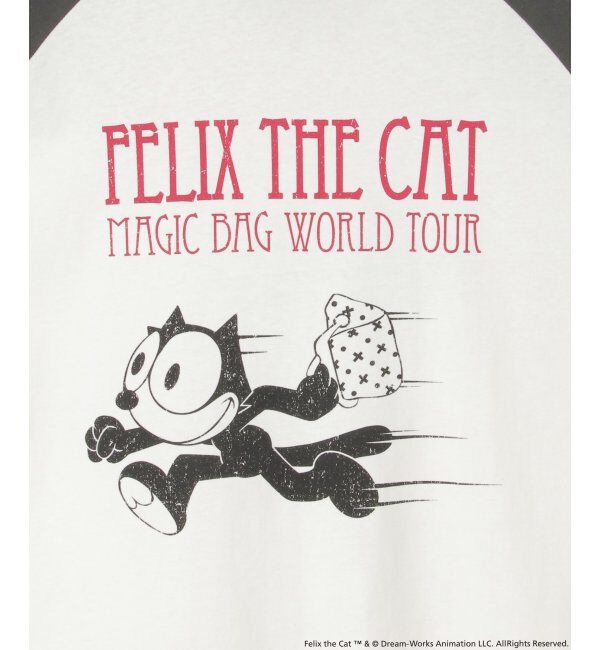 VENCE share style「&rdquo;Felix the cat&rdquo; フィリックス・ザ・キャット / ラグランTシャツ」|Tシャツ・カットソー|