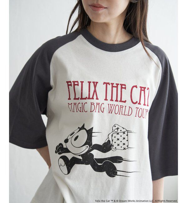 VENCE share style「&rdquo;Felix the cat&rdquo; フィリックス・ザ・キャット / ラグランTシャツ」|Tシャツ・カットソー|