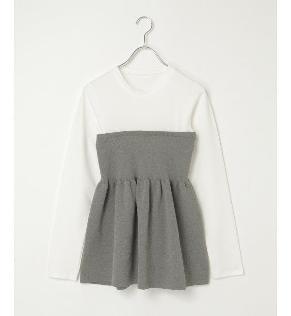 VENCE share style「異素材コンビビスチェ風プルオーバー」|その他|