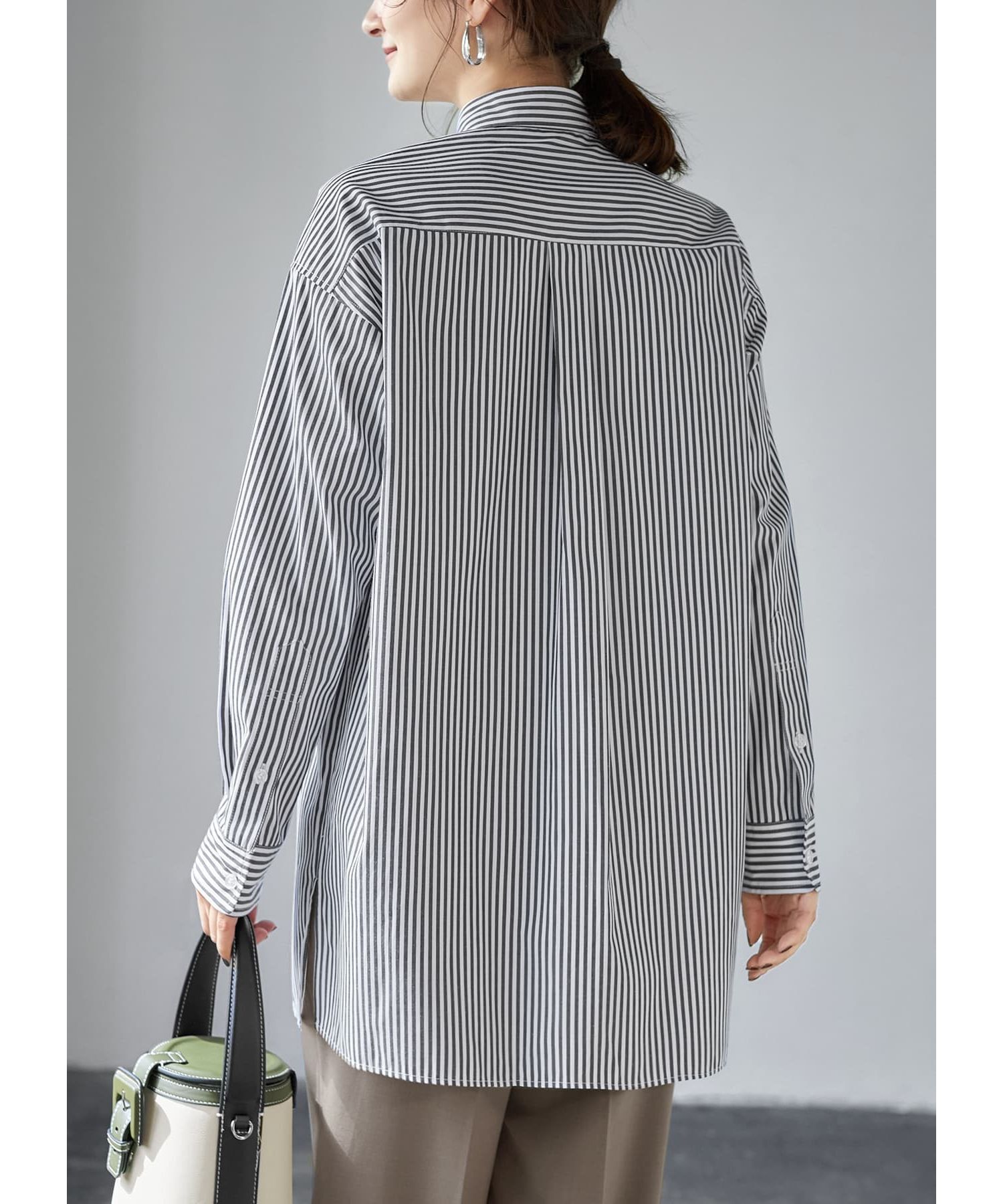 STYLE DELI「【裾出し用】シワFREEロングシャツ」|シャツ・ブラウス|