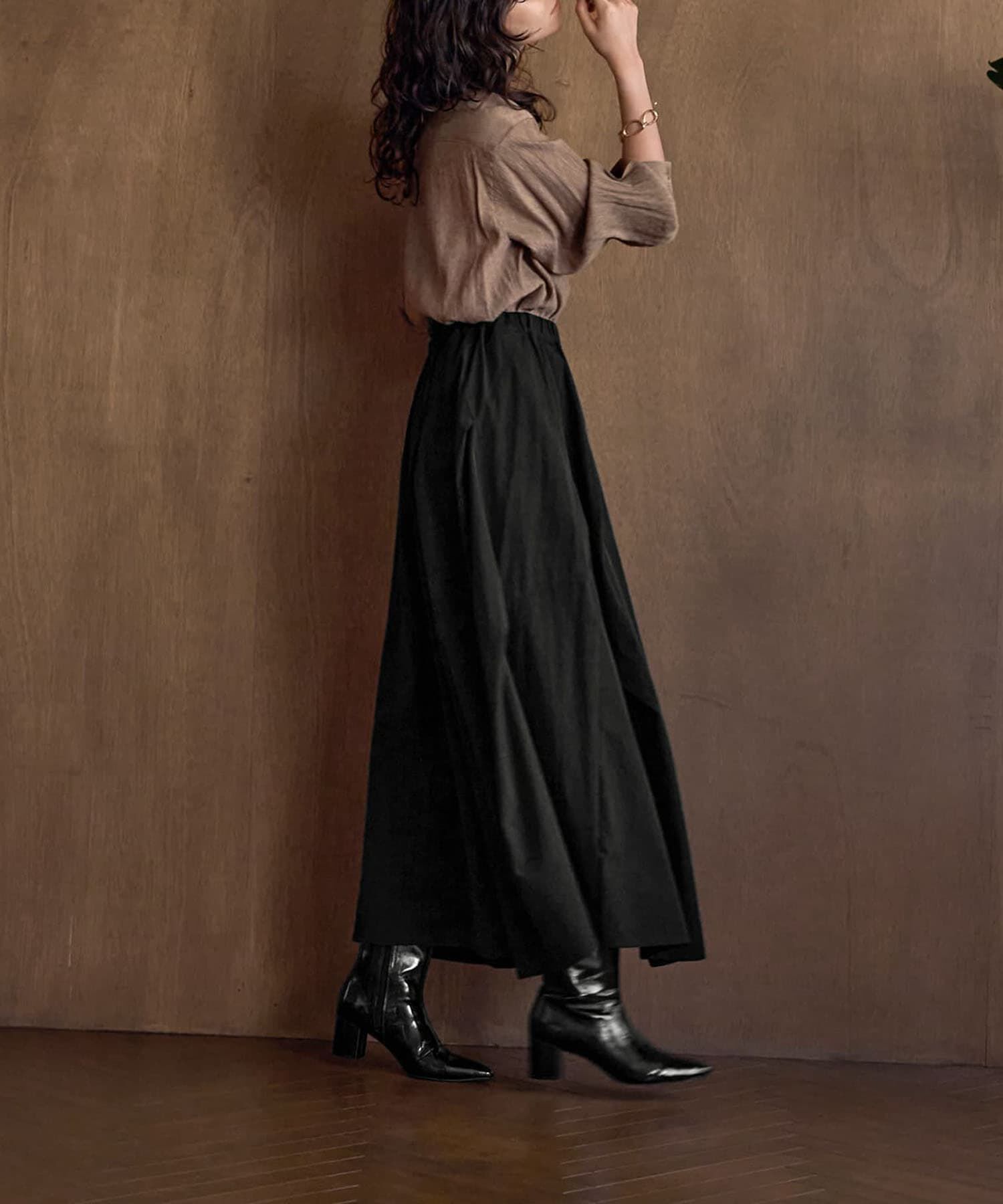 STYLE DELI「ドビーシャツ襟ブラウス」|シャツ・ブラウス|