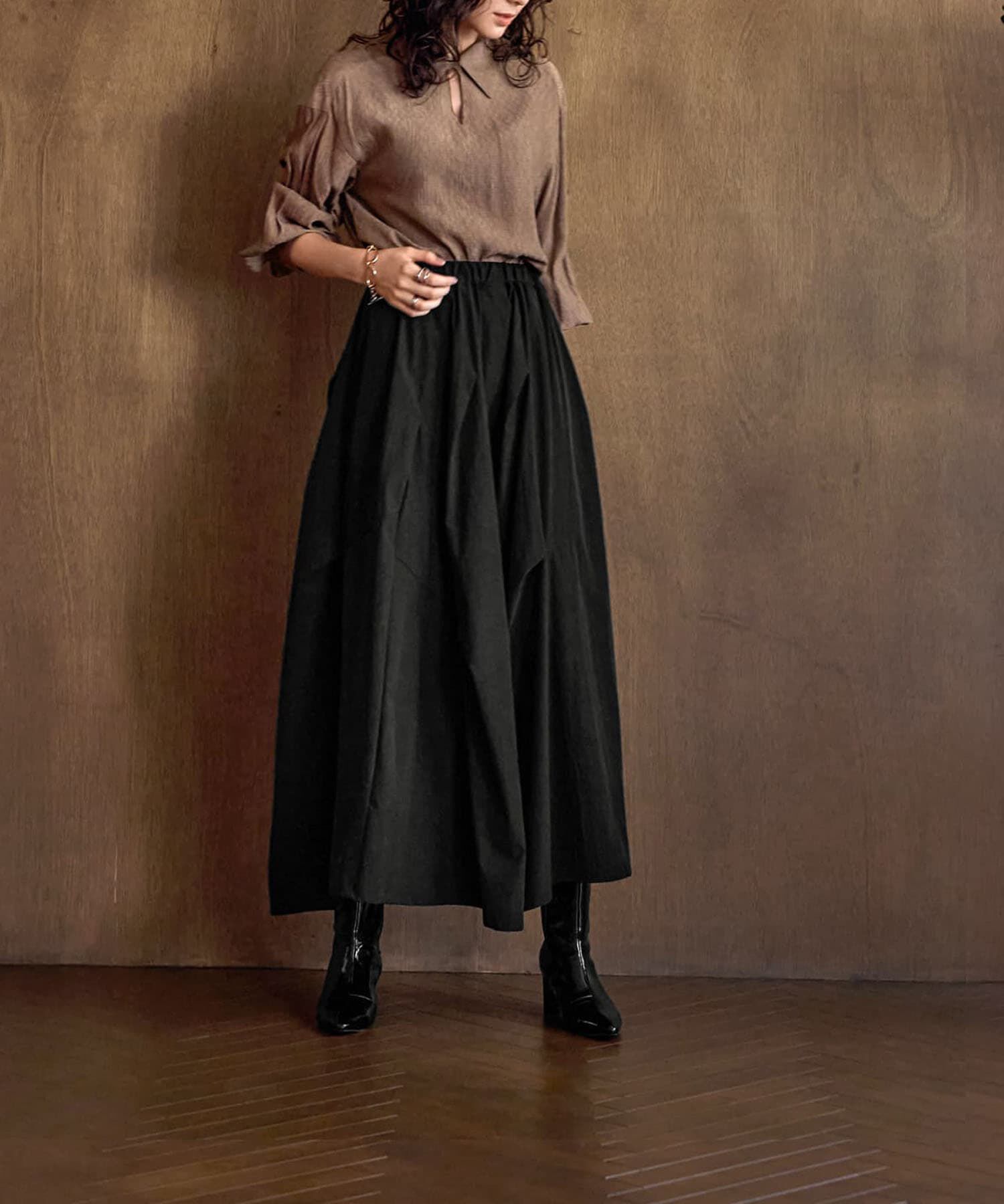 STYLE DELI「ドビーシャツ襟ブラウス」|シャツ・ブラウス|