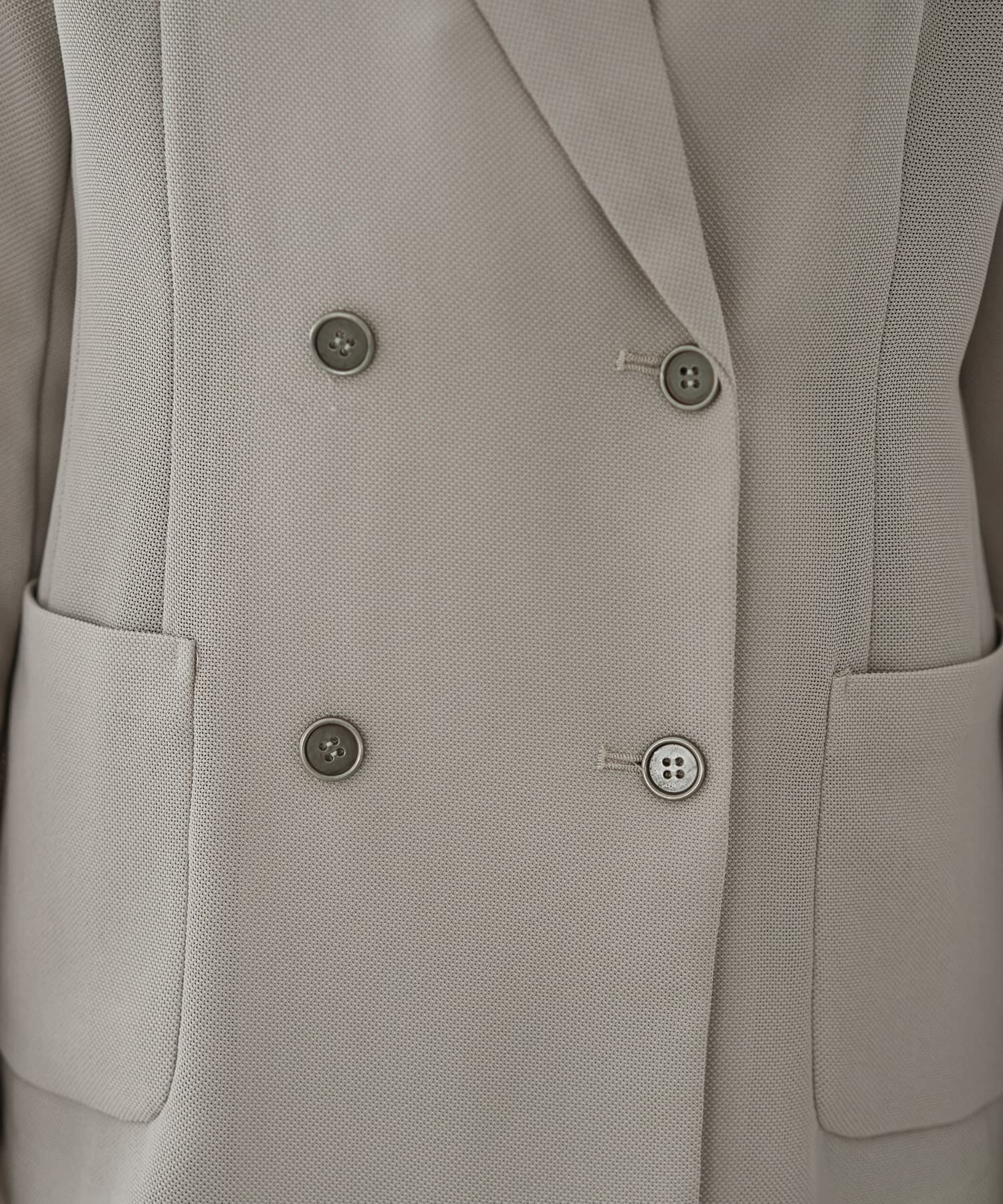 STYLE DELI「ストレッチメッシュ生地ダブルジャケット」|テーラードジャケット|