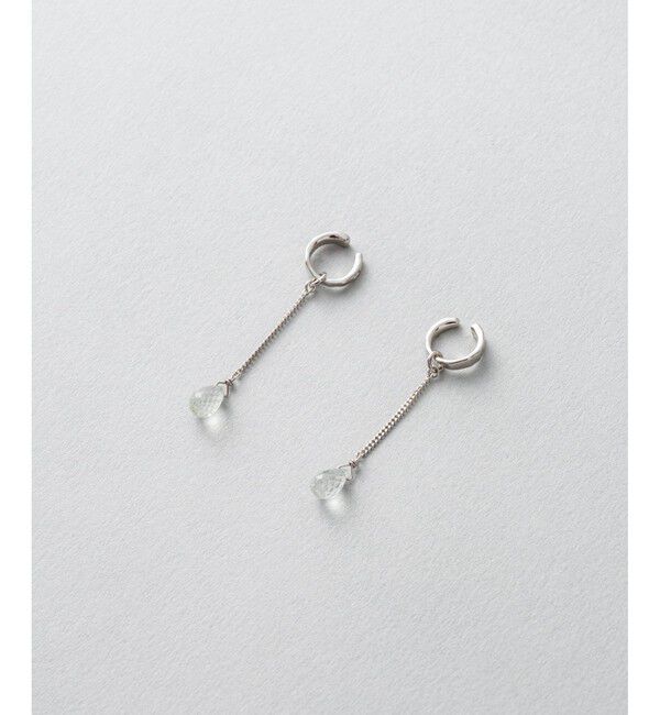 ete「ナチュラルストーン チェーン イヤリング」|イヤリング|