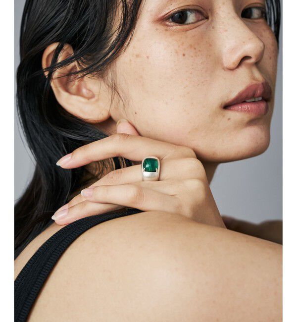 Jouete「リング クォーツ&times;マラカイト」|リング|