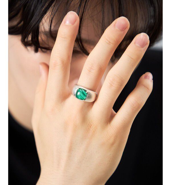 Jouete「リング クォーツ&times;マラカイト」|リング|